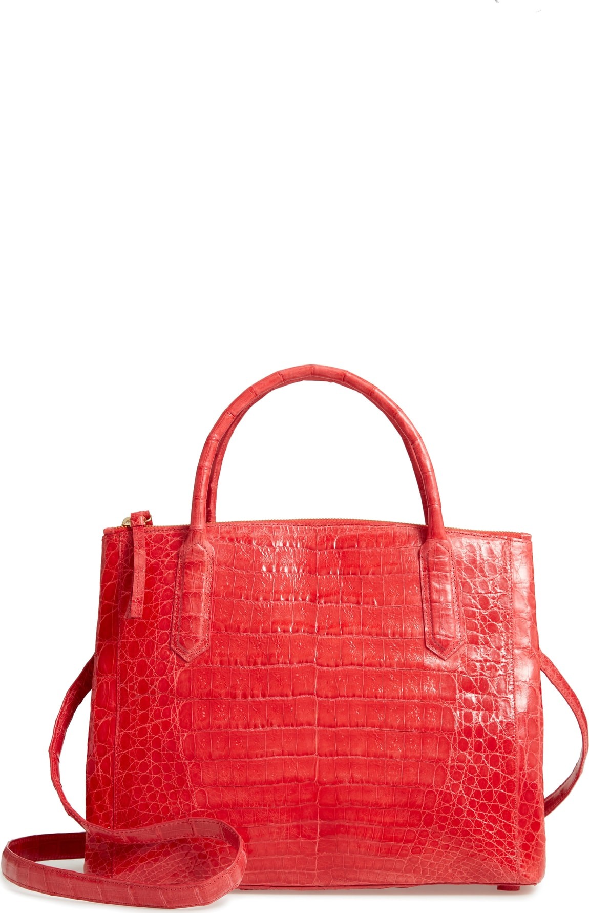 Nancy Gonzalez Medium Double Zip Genuine Crocodile Tote