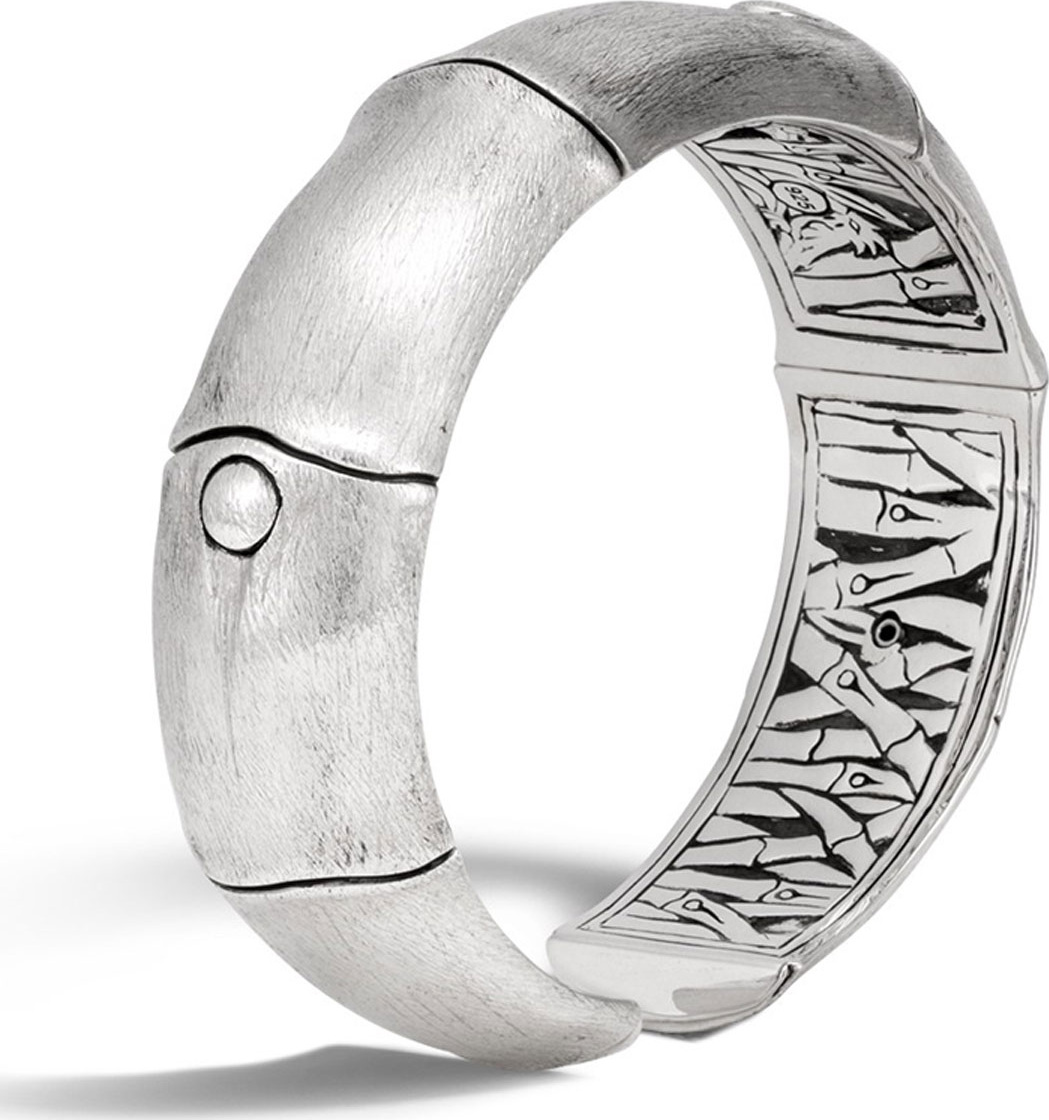 John Hardy Bamboo Sterling Silver Kick Cuff Bracelet