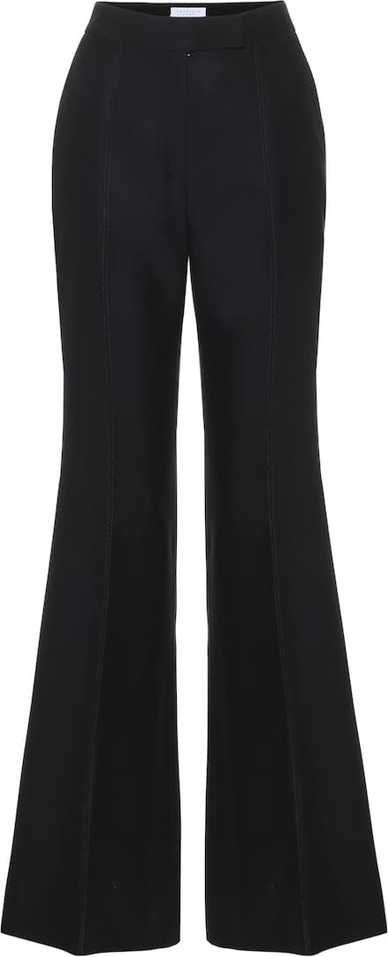 Gabriela Hearst Leda high-rise wool-blend pants
