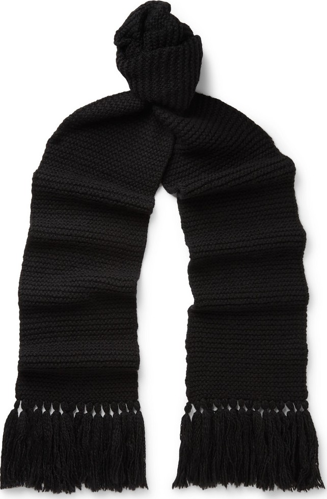Dries Van Noten Tasselled Wool Scarf