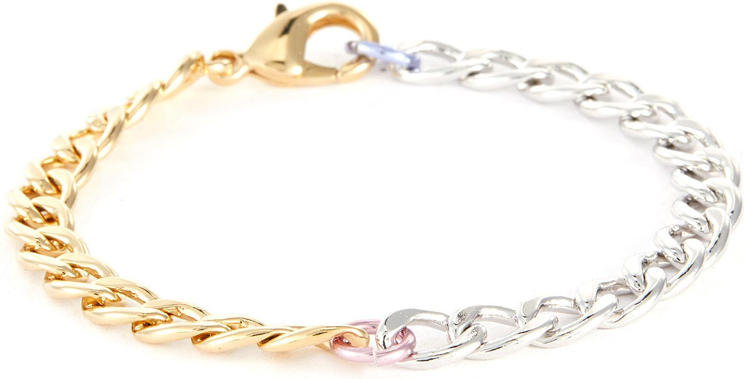 Gaviria Disco 18k gold plated chain bracelet