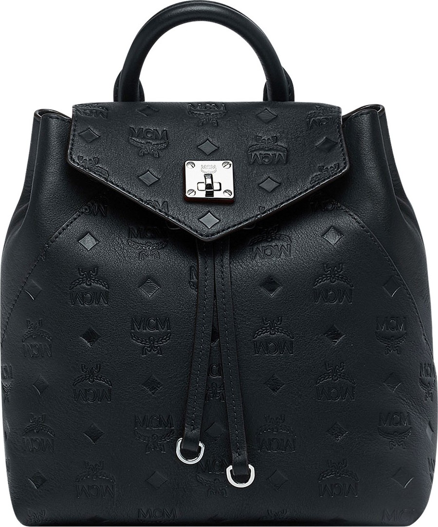 MCM Essential Monogram Leather Backpack