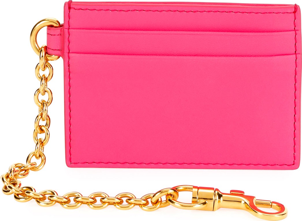 Bottega Veneta Napa Leashed Card Case