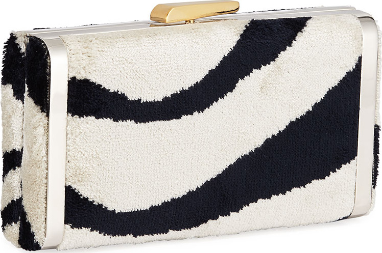 Hayward Venetian Brocade Long Slim Box Clutch Bag