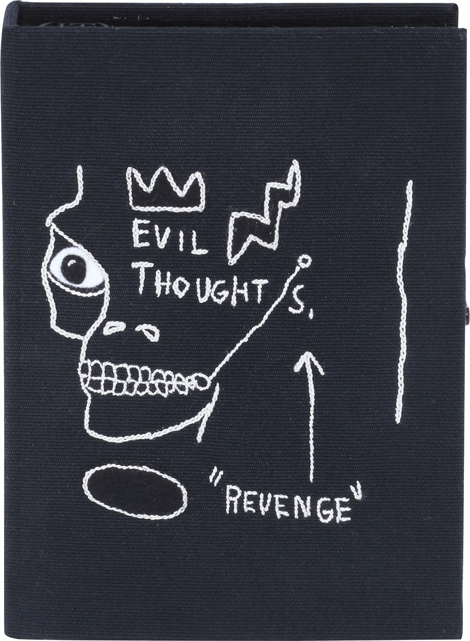Olympia Le-Tan Basquiat® Revenge Black Frame Edition Book Clutch Bag