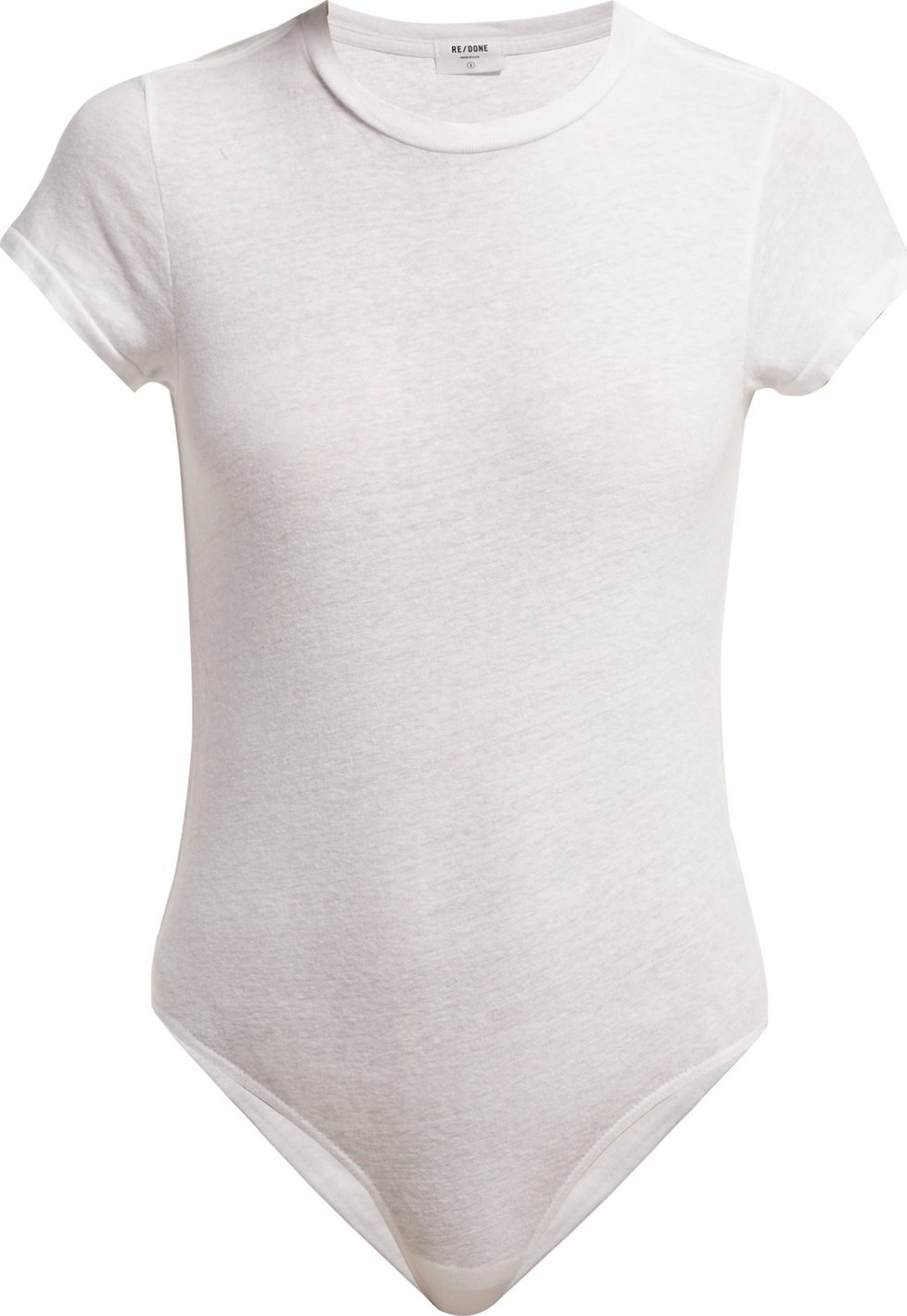 Re/Done Originals 1960s cotton-mélange bodysuit