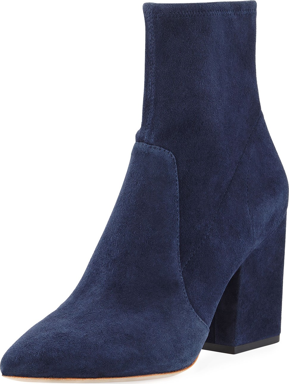 Loeffler Randall Isla Suede Chunky-Heel Boots