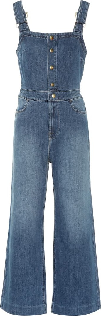 FRAME DENIM Claire denim jumpsuit