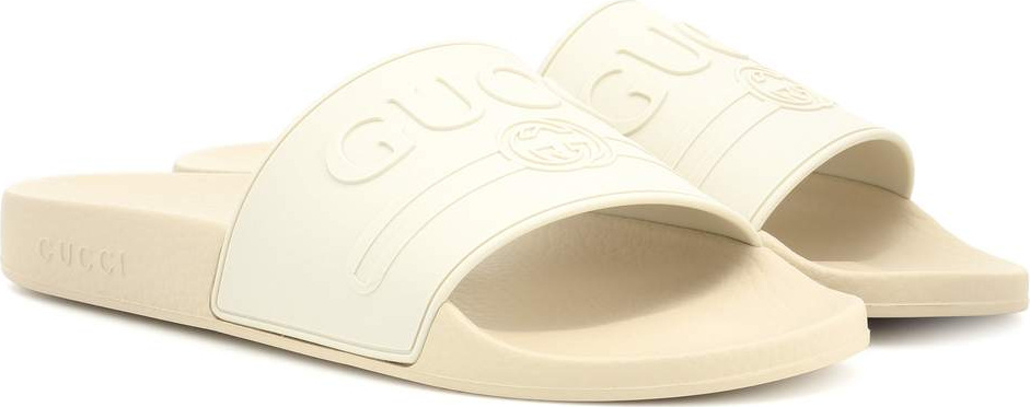 Gucci Logo-embossed slides