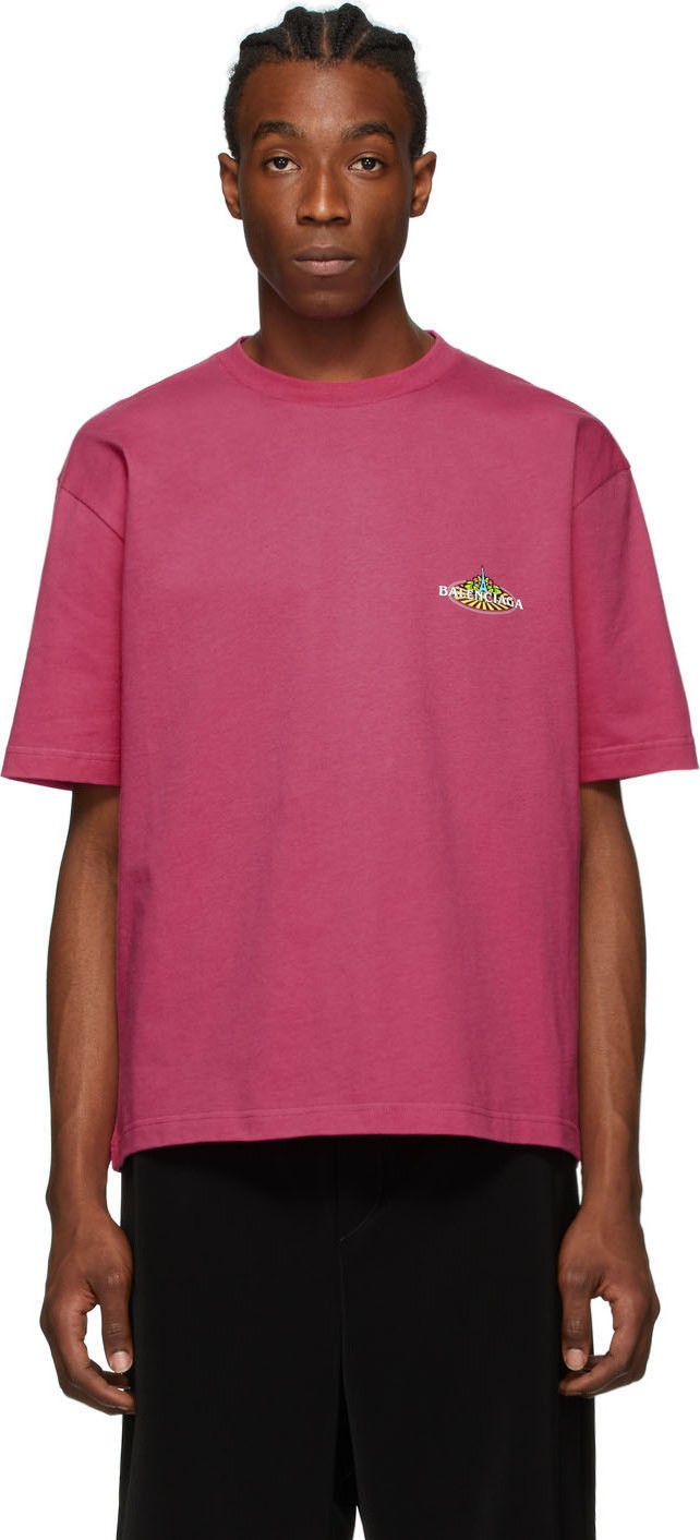 Balenciaga Pink Bonjour T-Shirt