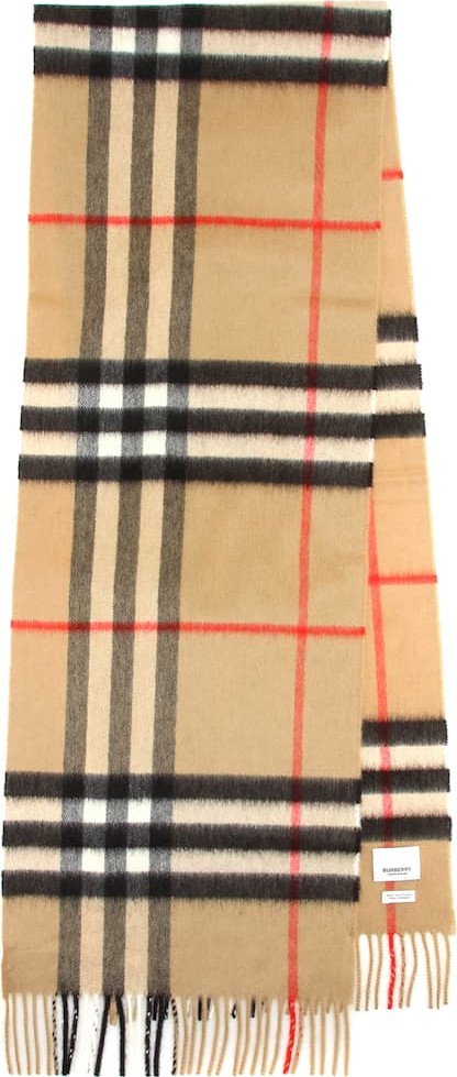 Burberry London England Giant Check cashmere scarf