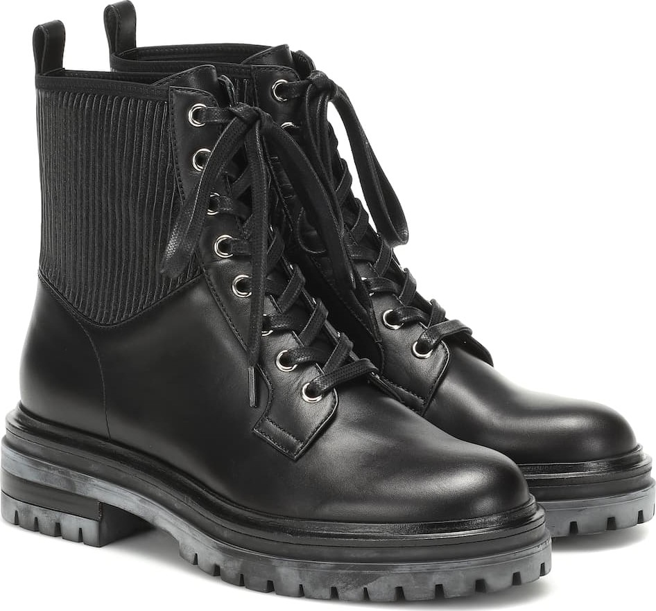 Gianvito Rossi Martis 20 leather ankle boots