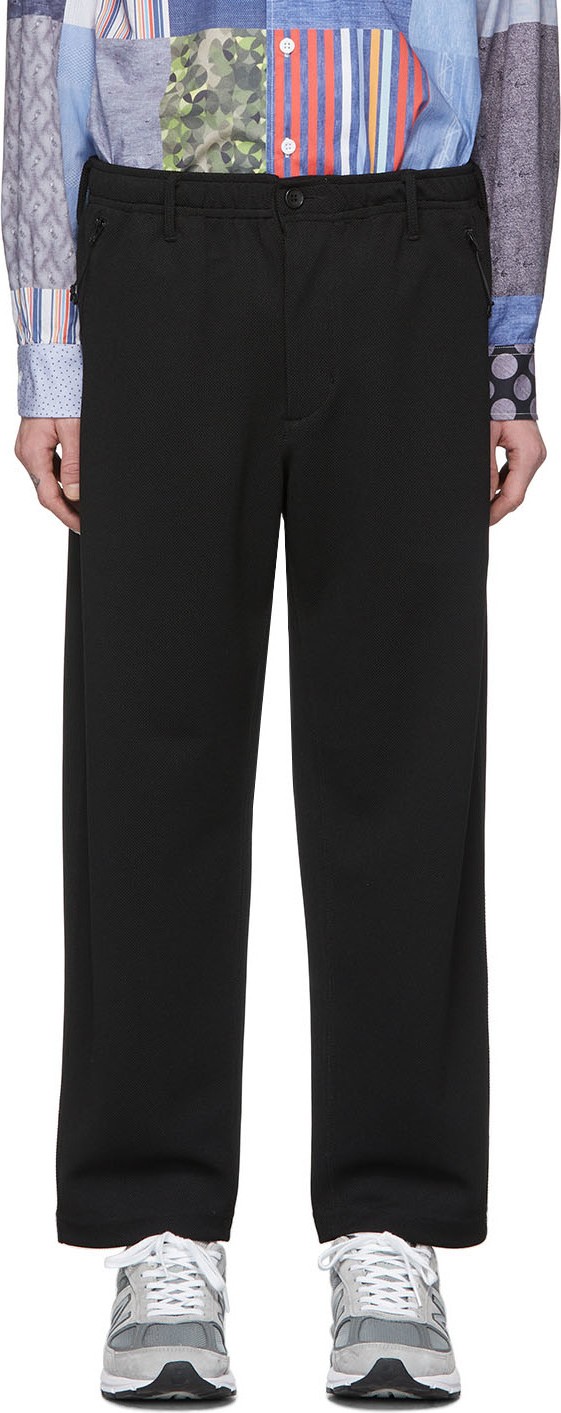 Engineered Garments Black Diamond Knit Leisure Pants