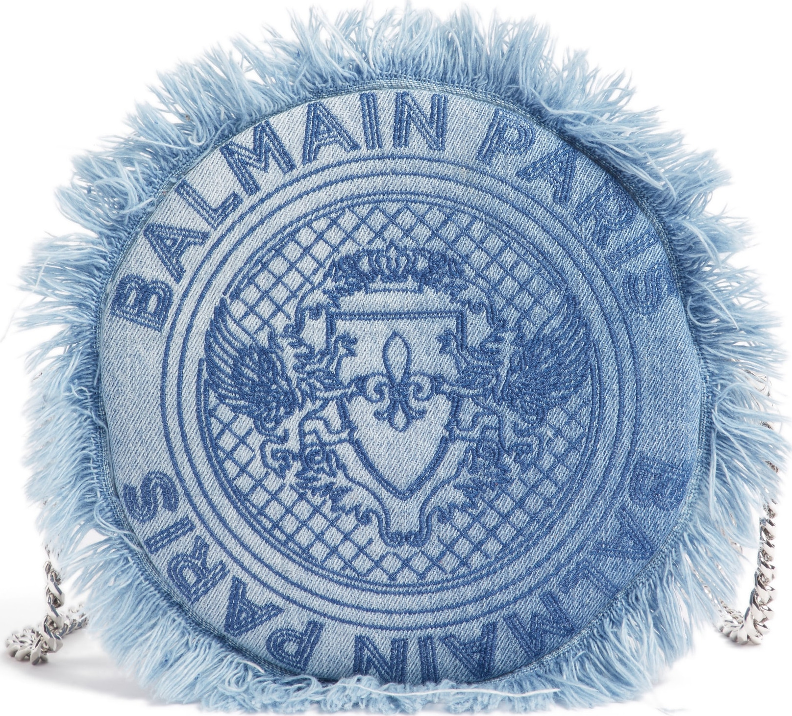 Balmain Renaissance Denim Crossbody Bag
