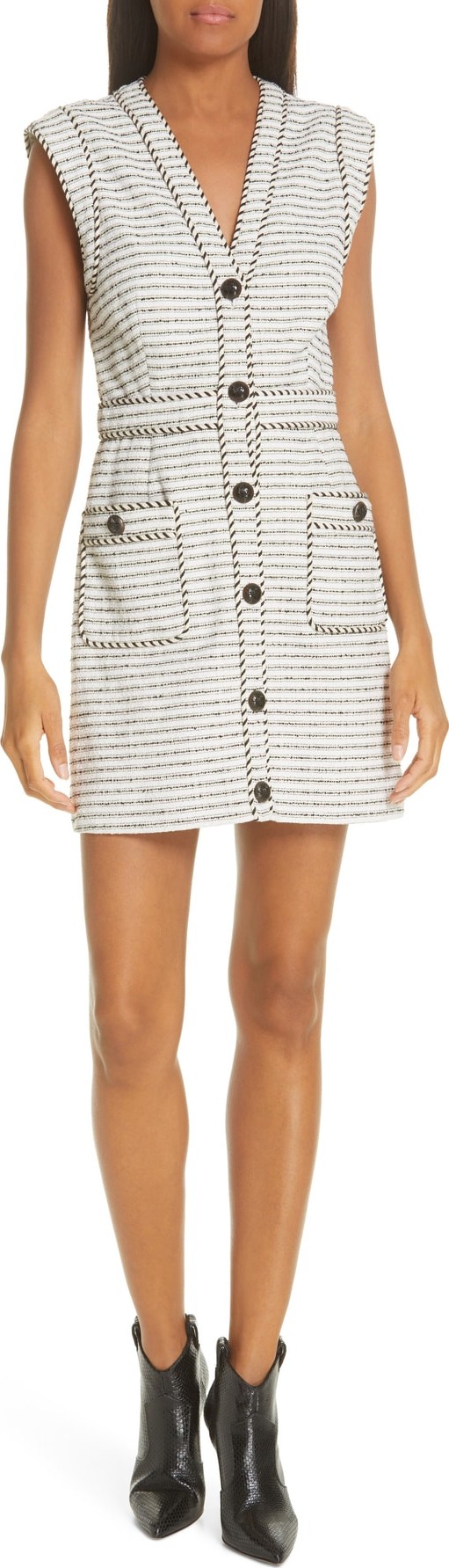 Veronica Beard Kama Tweed Minidress