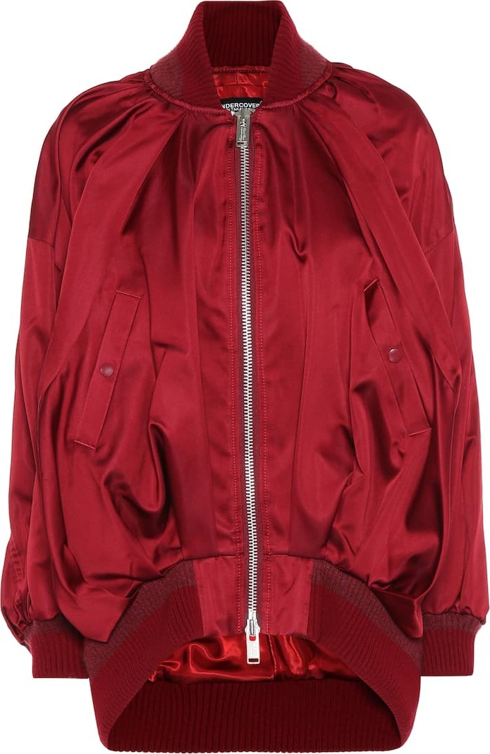 Undercover Silk-satin bomber jacket