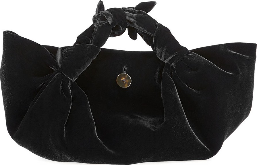 THE ROW The Ascot Small Velvet Hobo Bag