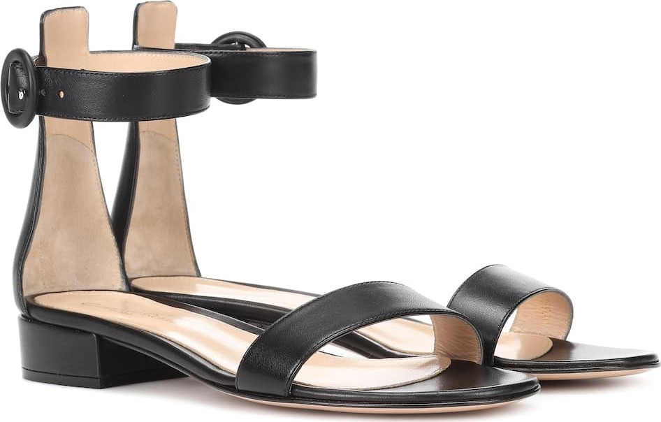 Gianvito Rossi Portofino 20 leather sandals