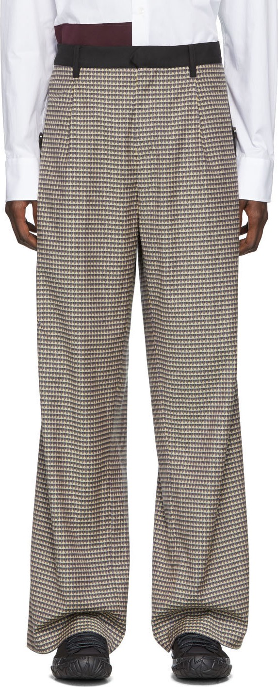 Kiko Kostadinov Multicolor Aristides Wide Trousers