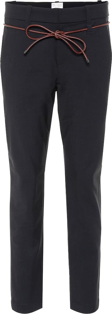 Brunello Cucinelli Mid-rise cigarette pants
