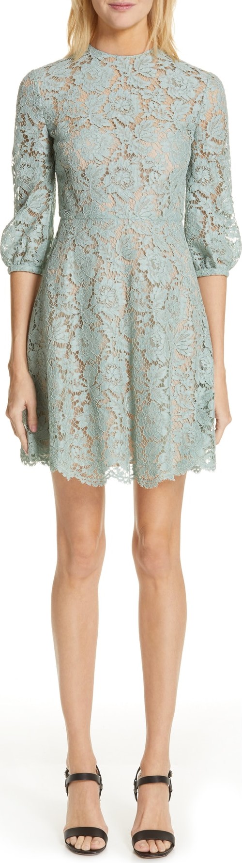 Valentino Lace A-Line Minidress