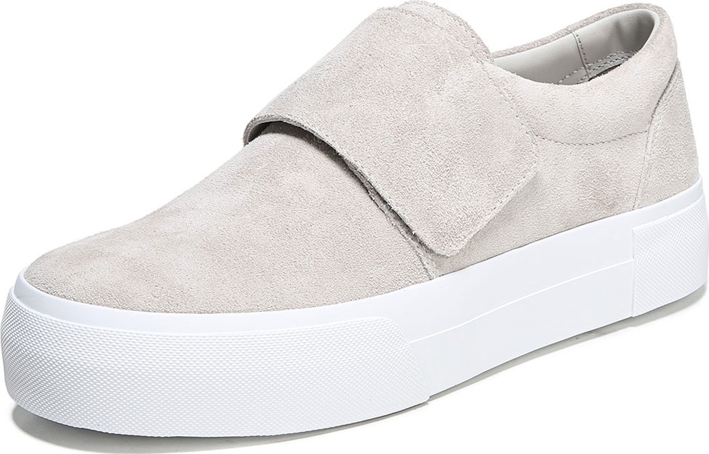 Vince Cage Sport Suede Grip-Strap Sneakers