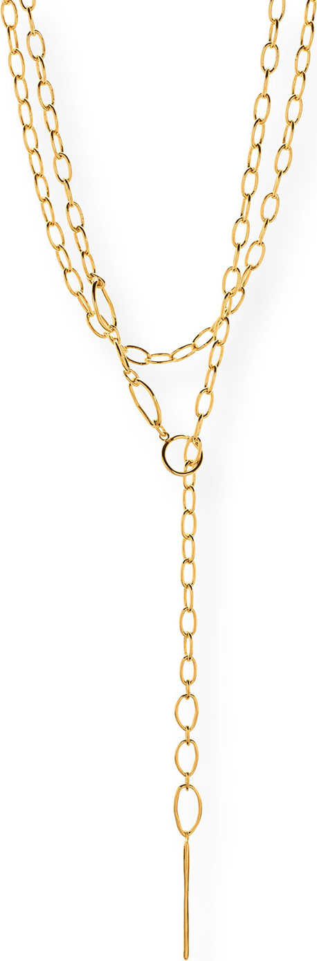 Gorjana Rowan Long Threading Lariat Necklace