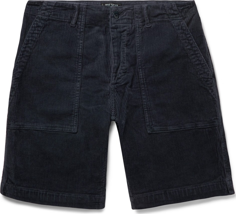 Todd Snyder Stretch-Cotton Corduroy Shorts