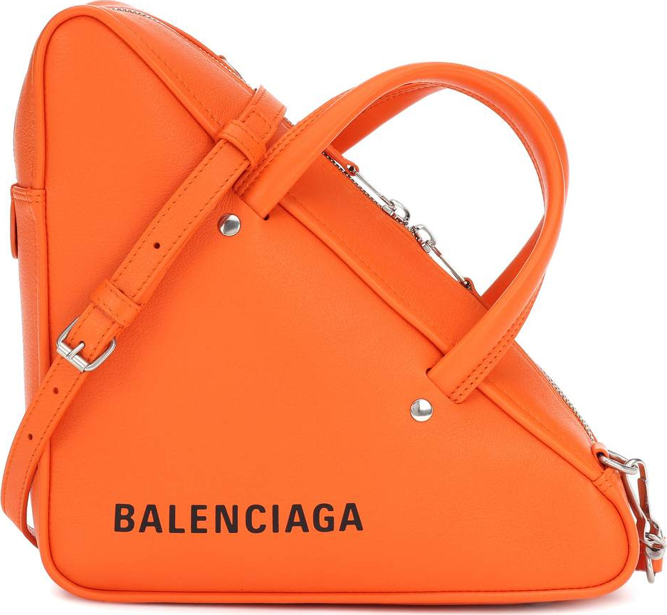 Balenciaga Triangle Duffle leather tote