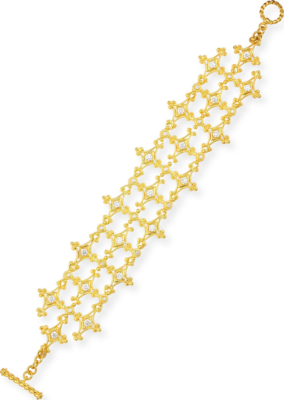 Eli Jewels Aegean Collection 18k Diamond Bracelet