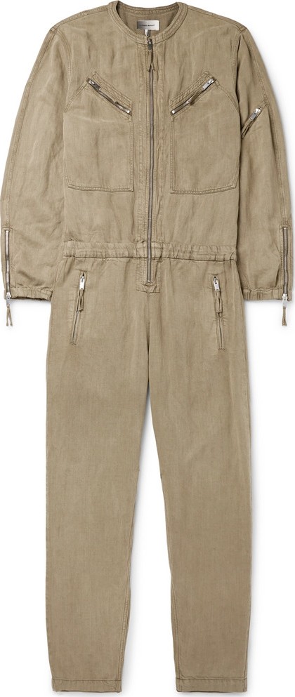 Isabel Marant Orley Tencel and Linen-Blend Jumpsuit