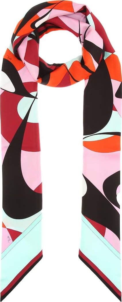 Emilio Pucci Printed silk scarf