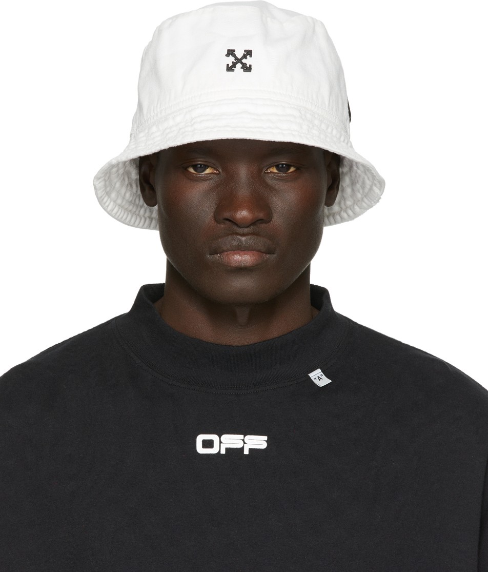 Off White White Arrows Bucket Hat
