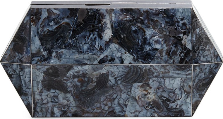 Rafe Annabelle Bullet Minaudiere, Black Agate