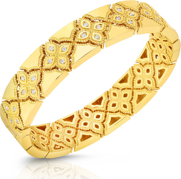 Roberto Coin 18k Venetian Princess Diamond Bracelet