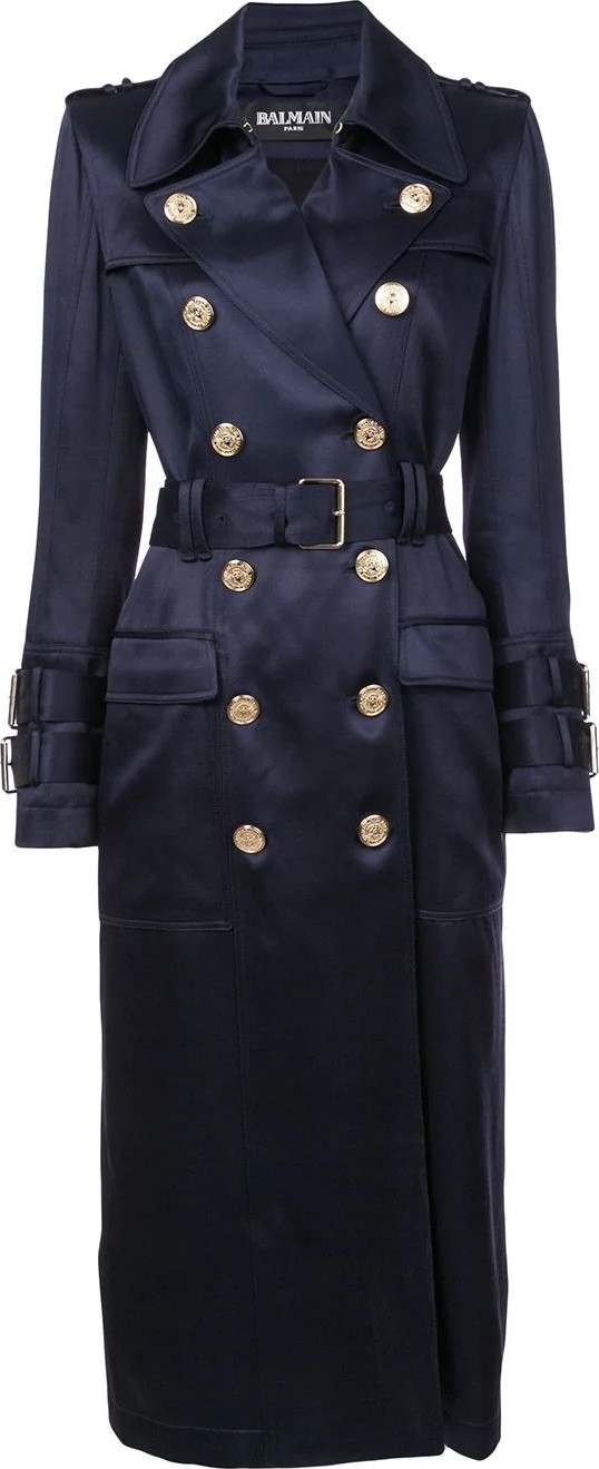 Balmain Double breasted trench coat