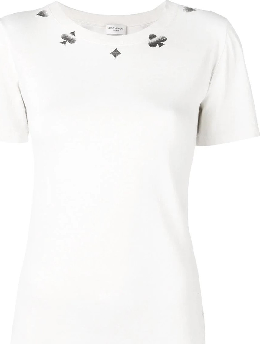 Saint Laurent Four Suits printed T-shirt