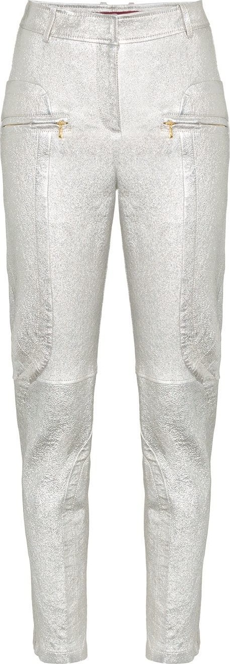 Sies Marjan Brin Slim Fit Leather Trousers