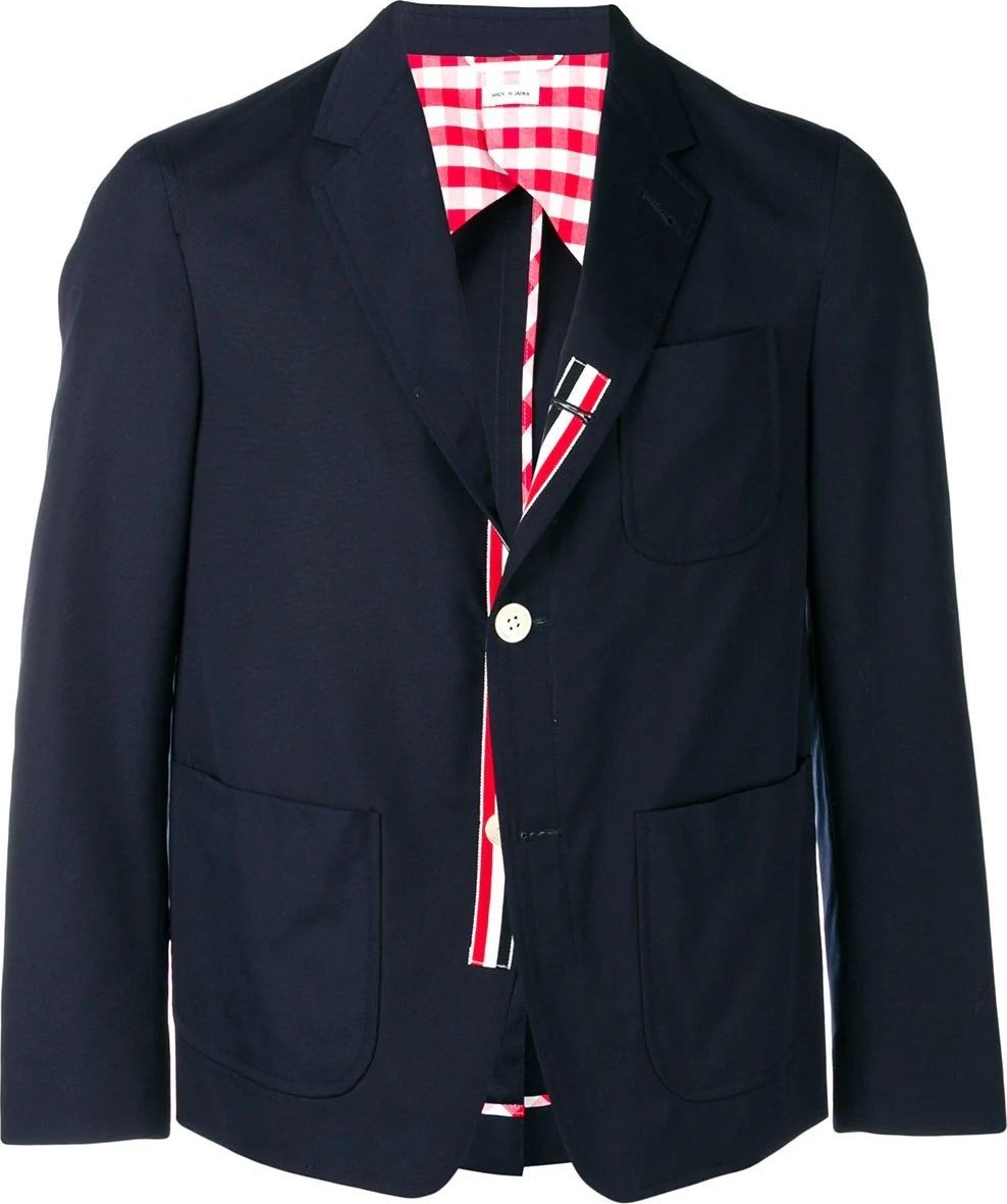 Thom Browne UNCONSTRUCTED PATCH POCKET  Blazer