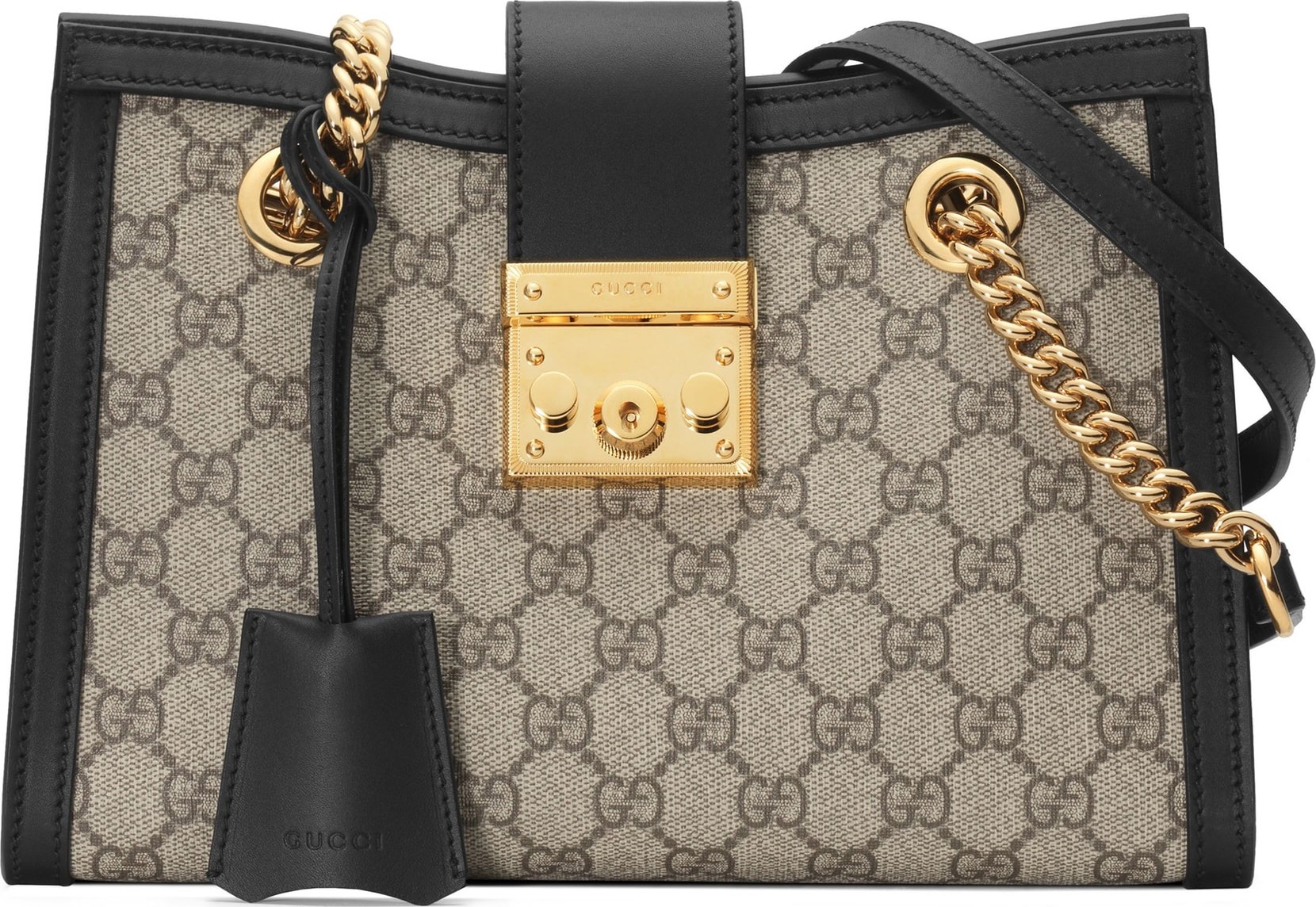 Gucci Small Padlock GG Supreme Shoulder Bag