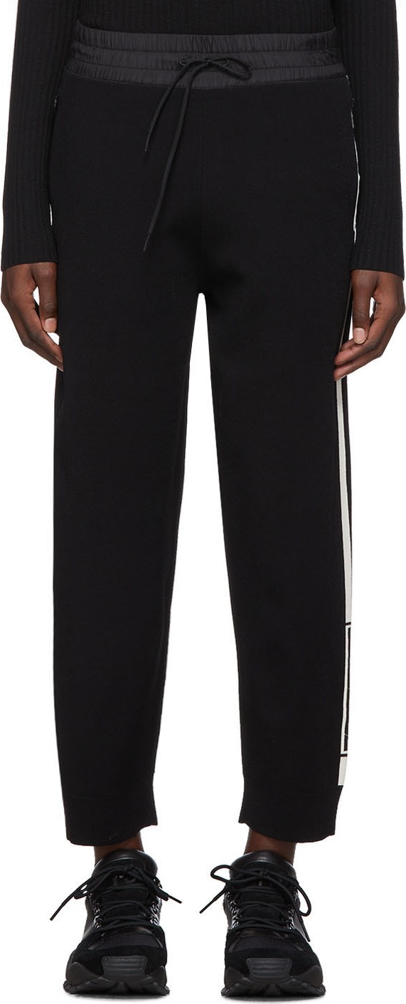Y-3 Black Tech Knit Wide Lounge Pants