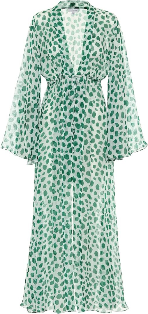 Alexandra Miro Exclusive to Mytheresa – Betty leopard-print silk-chiffon kaftan