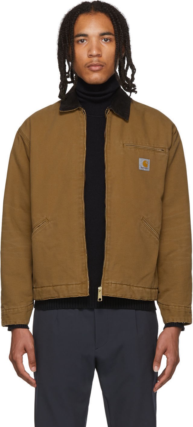 Carhartt Work In Progress Brown OG Detroit Jacket