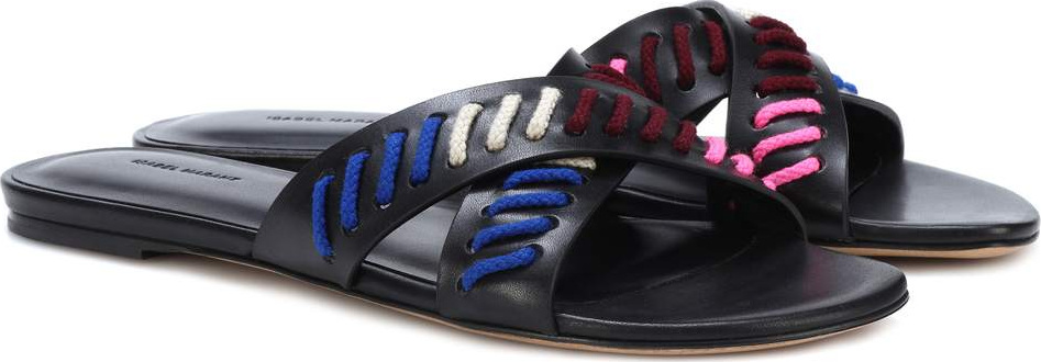 Isabel Marant Jansee leather slides
