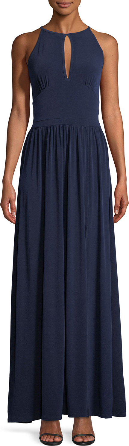 MICHAEL MICHAEL KORS Jersey Halter-Neck Maxi Dress MICHAEL MICHAEL KORS Jersey Halter-Neck Maxi Dress