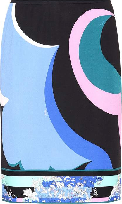 Emilio Pucci Printed pencil skirt