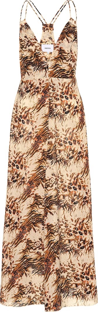 Nanushka Eden printed cotton slip dress