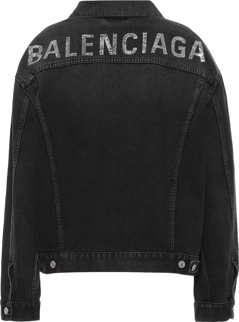 Balenciaga Embellished denim jacket