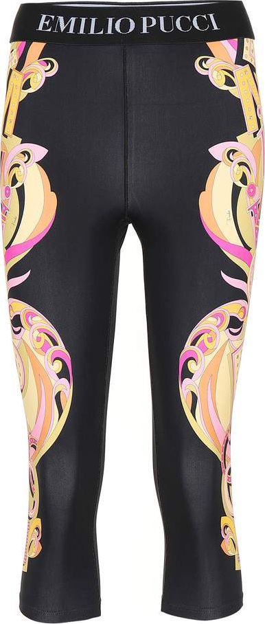 Emilio Pucci Printed cropped leggings