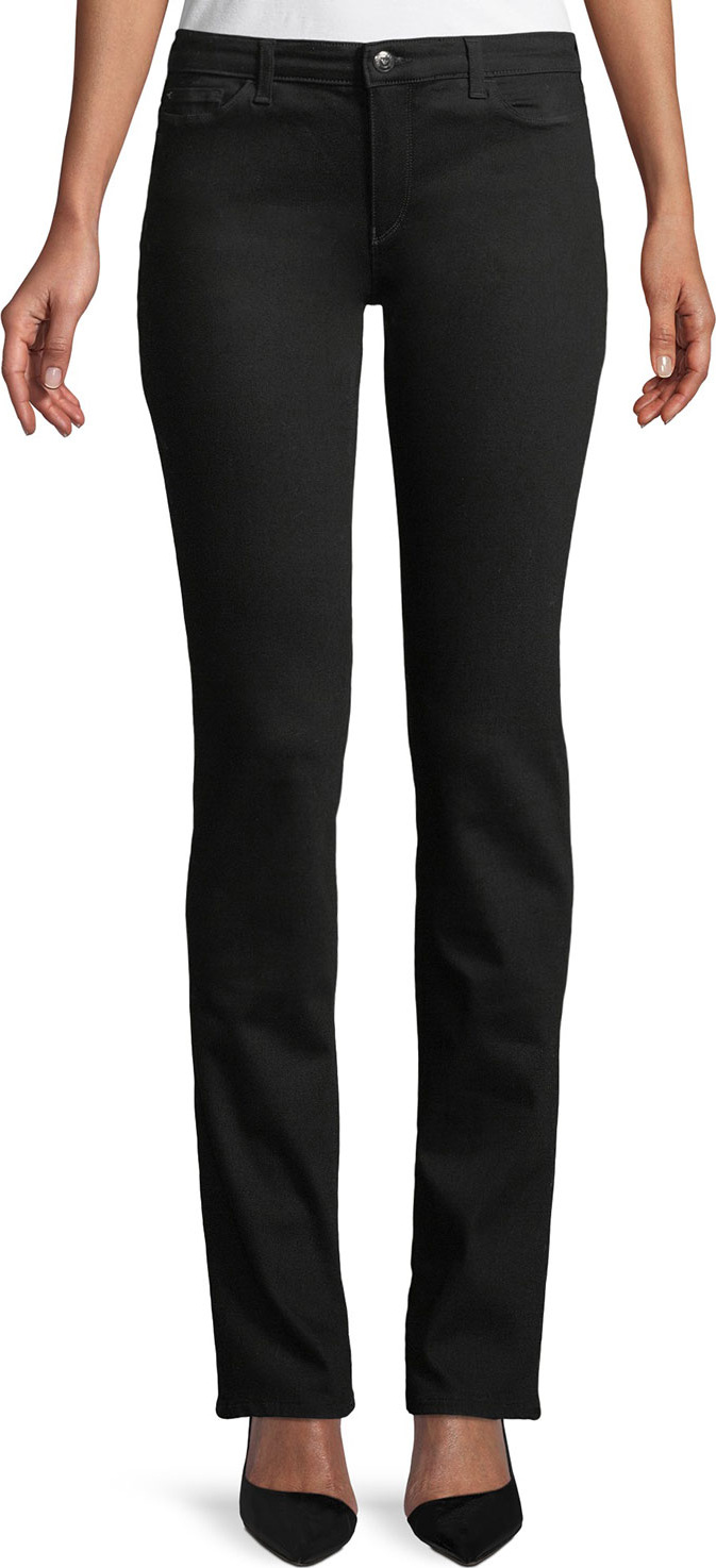 Emporio Armani Five-Pocket Mid-Rise Straight-Leg Jeans